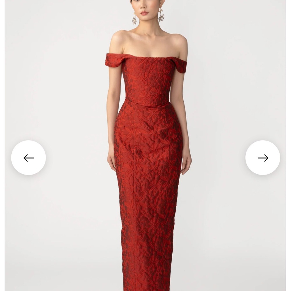 Sau Lee Joanna Jacquard Gown